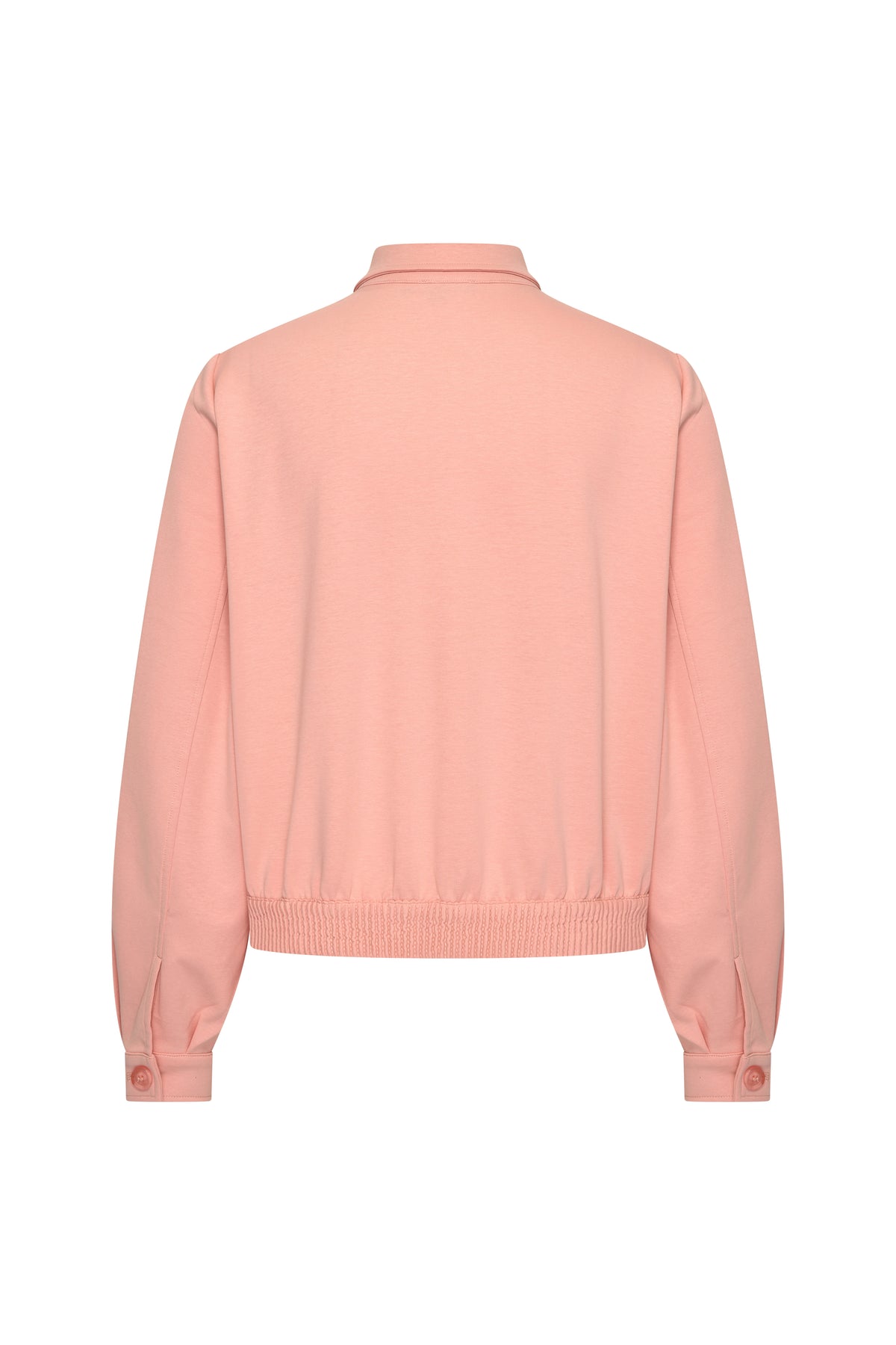 Zachte roze sweatjacket voor dames van Mi Piace met capuchon en ritssluiting, casual en comfortabel voor dagelijks gebruik