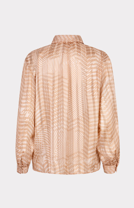 Blouse Bow Peaceful Print F25.14503