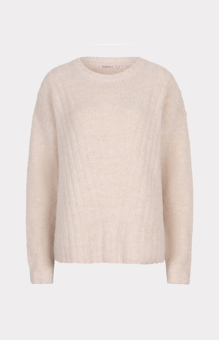 Sweater Diagonal Lines Light Sand F25.18500