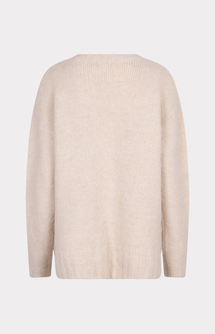 Sweater Diagonal Lines Light Sand F25.18500