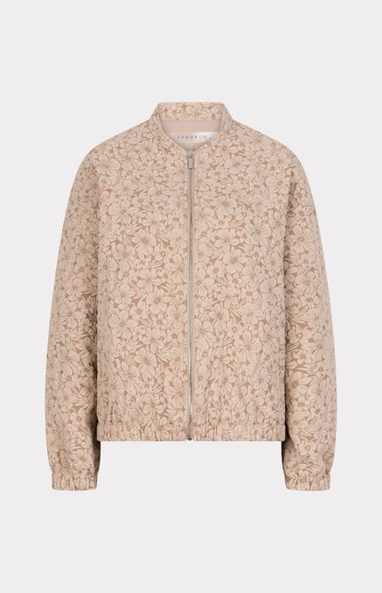 Jacket Bomber Flower 3D Sand F25.19510