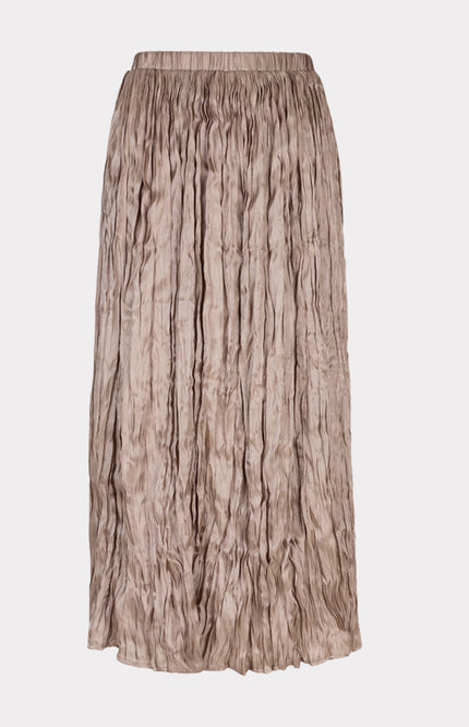 Rok Plisse Changeant Taupe F25.28500