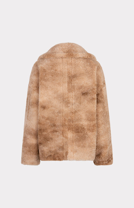 Jacket Melange Double Breasted Short Sand Melange F25.37514