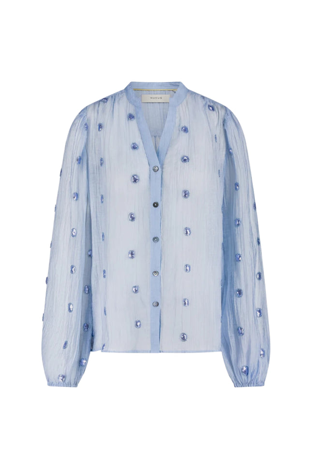 Blouse Rosan Embroidery Ice NKF02059