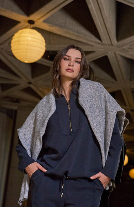 Trui Dounia Night Grey