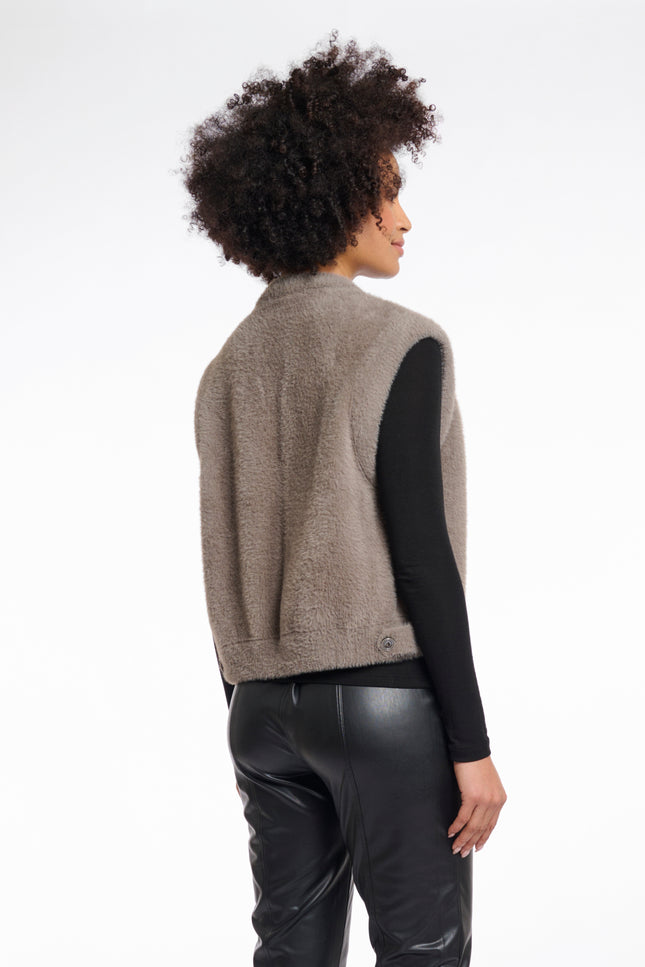 Gilet Elona Taupe