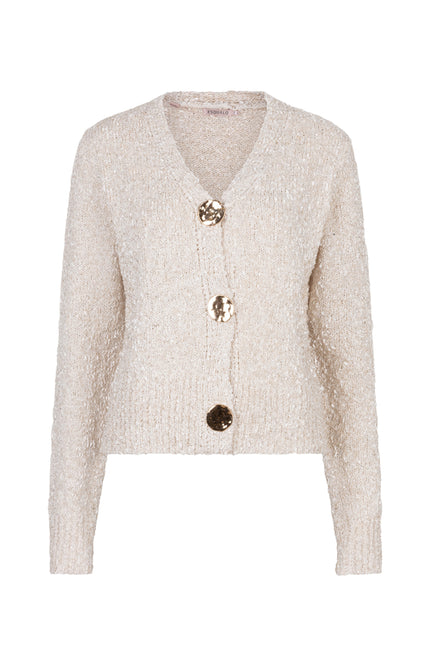 Vest Fancy Button Offwhite F25.02538