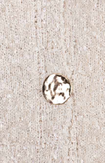 Vest Fancy Button Offwhite F25.02538