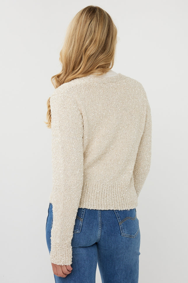 Vest Fancy Button Offwhite F25.02538