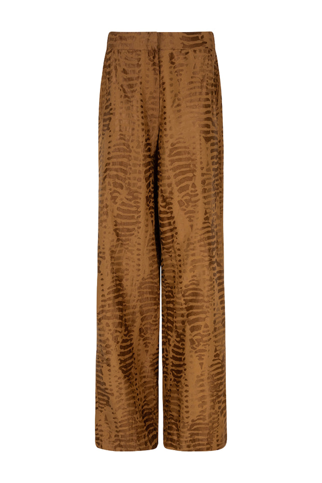 Broek Animal Jacquard Olive F25.04506