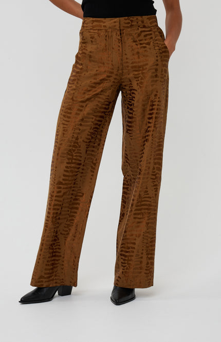 Broek Animal Jacquard Olive F25.04506