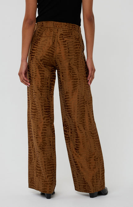 Broek Animal Jacquard Olive F25.04506