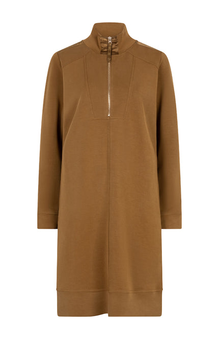 Jurk Zipper Modal Olive F25.05500