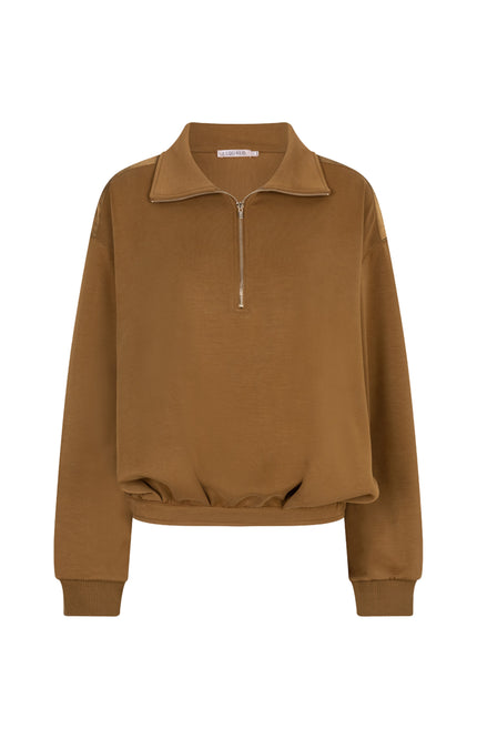 Sweater Balloon Hem Modal Olive F25.05503