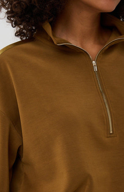 Sweater Balloon Hem Modal Olive F25.05503