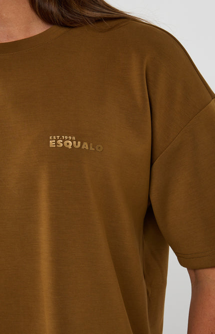 T-shirt Oversized Modal Olive F25.05505