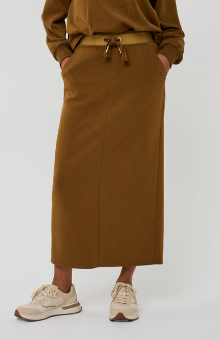 EsQualo Rok Midi Modal Olive F25.05507 Stretchshop.nl