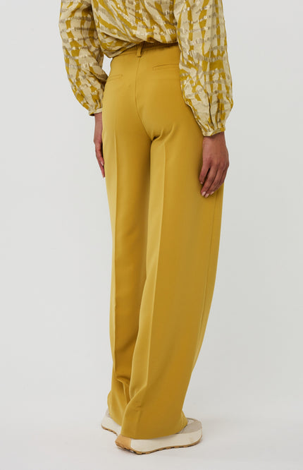 Broek Wide City Golden Olive F25.10505