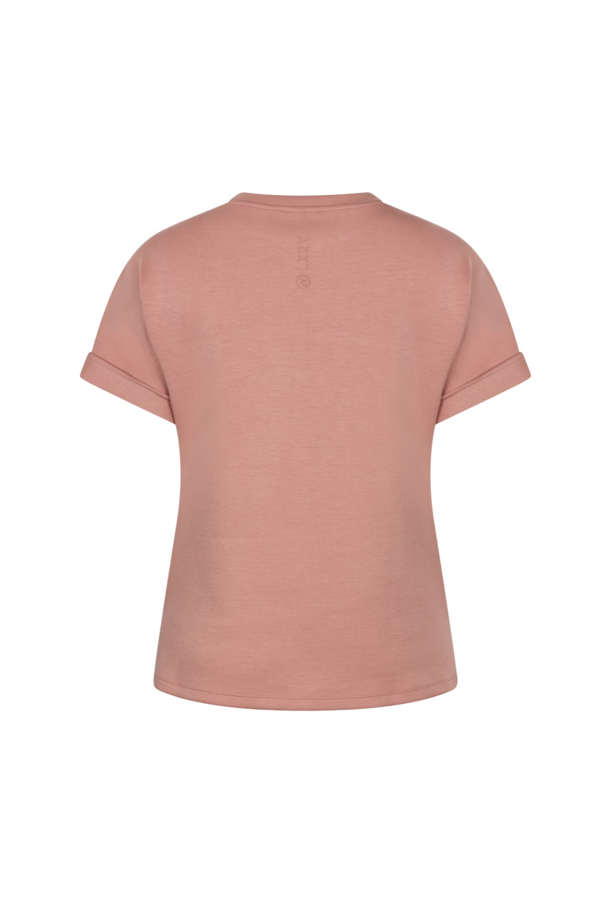 Zoso T-shirt Patty Desert Rose zwart met roze bloemenprint en ronde hals, casual damesmode.