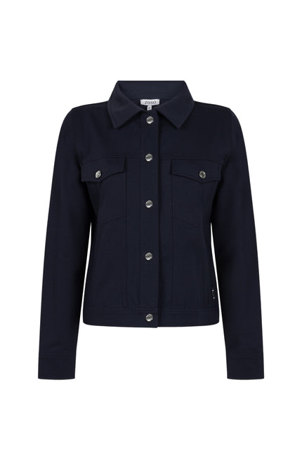 Zoso Jacket Veronica Navy 261 Stretchshop.nl