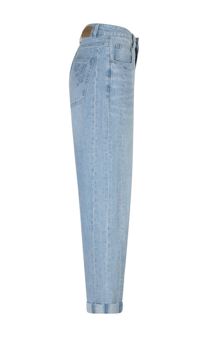 Red Button Broek Caitlina Sidepatch Light Blue SRB4824 Stretchshop.nl