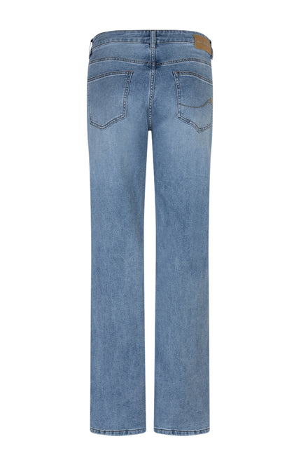 Red Button Broek Brielle Flare Denim Light Stone SRB4842 L33 Stretchshop.nl