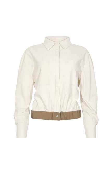 Maicazz Travel Blouse Nady Offwhite Light Sand Stretchshop.nl