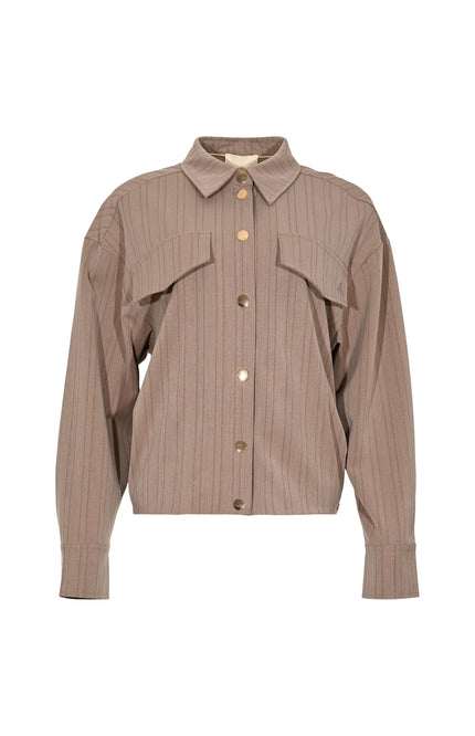 Zizo Jacket Saley Mocca Mouse Stretchshop.nl