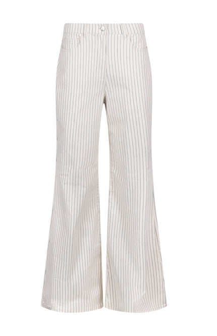 Nukus Jeans Senna Stripe Offwhite Navy NKS09065 Stretchshop.nl