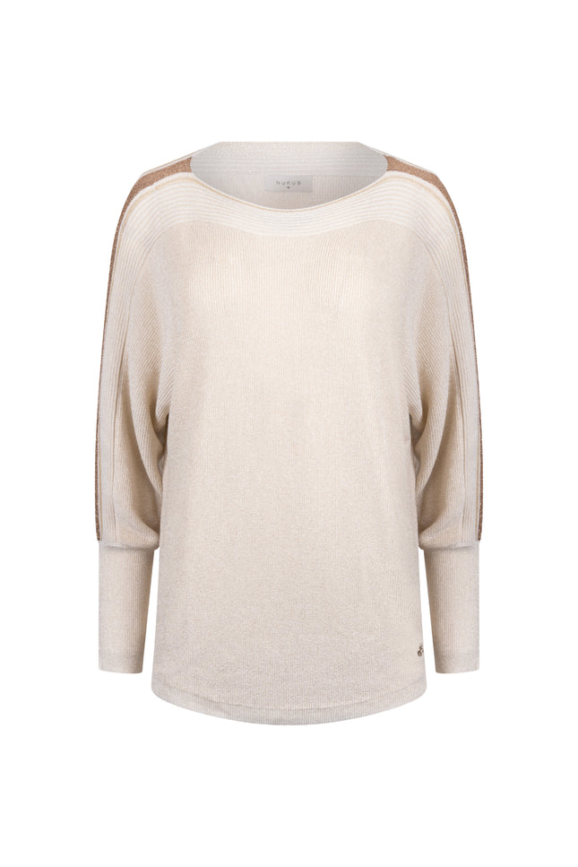 Trui Whitney Lurex Sand NKS03058