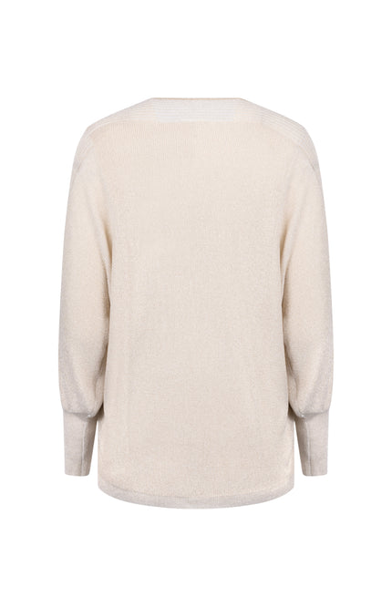 Trui Whitney Lurex Sand NKS03058