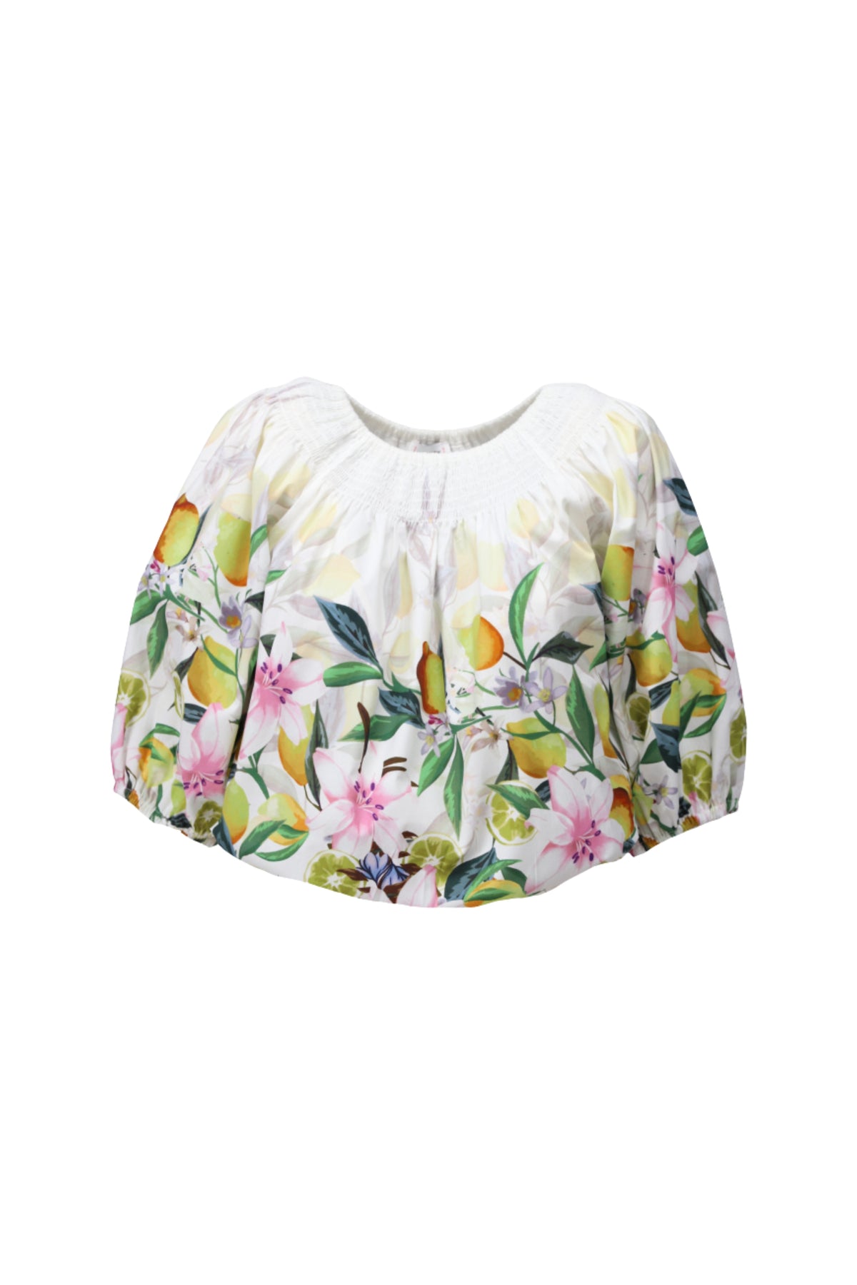 Kleurige off-the-shoulder top met ontwerp van You're My Lobster door K-design, modieus en comfortabel voor elke gelegenheid