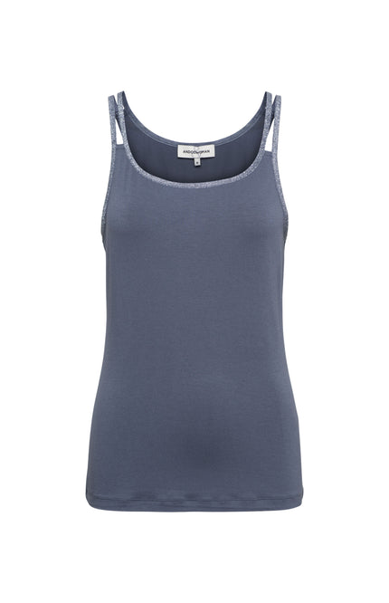 &Co woman Singlet Selly Dark Slate SG112 Stretchshop.nl