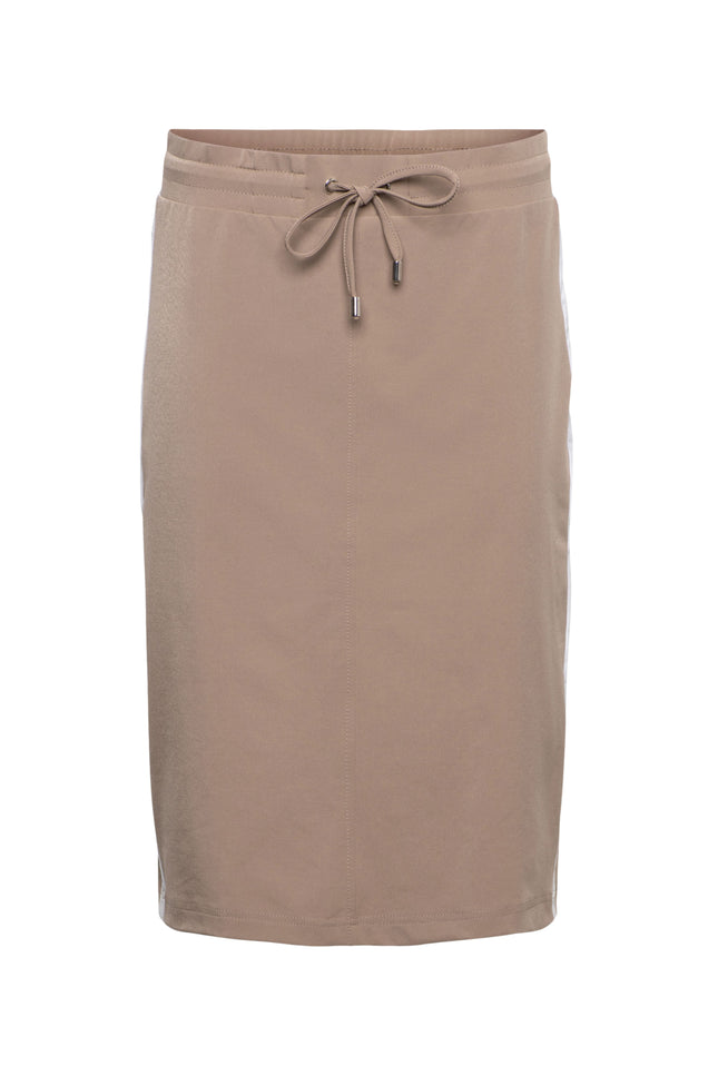 &Co woman Travel Rok Palea Taupe SK177 Stretchshop.nl