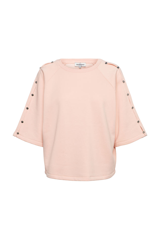 &Co woman Trui Sterre Powder Pink SW132 Stretchshop.nl