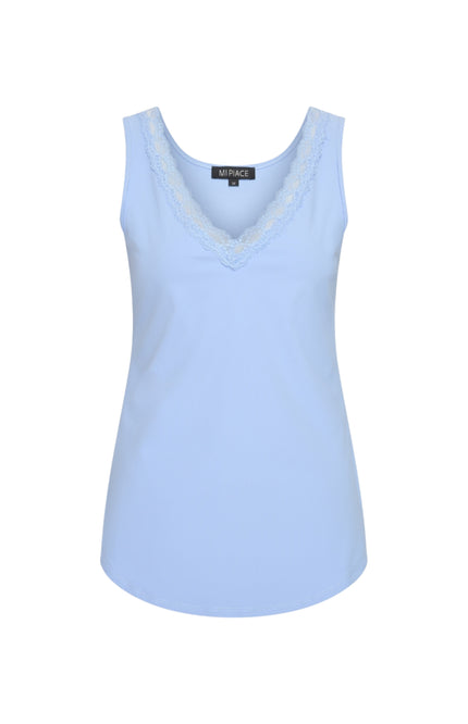 Mi Piace Travel Top Lavender Blue 202129 Stretchshop.nl