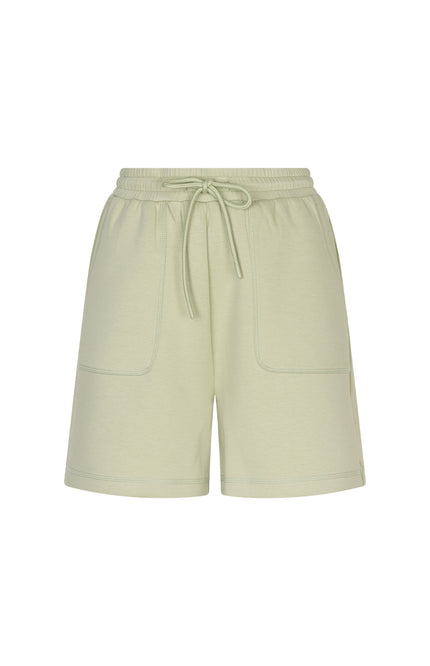 EsQualo Short Modal Soft Green HS26.05210 Stretchshop.nl