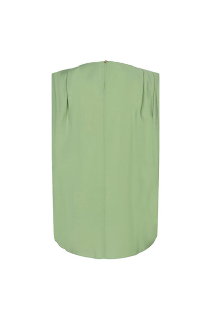 EsQualo Top Crinkle Modal Jungle Green HS26.05212 Stretchshop.nl
