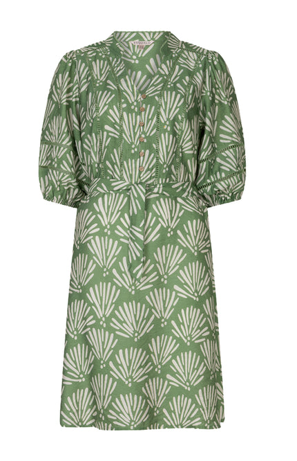 EsQualo Jurk Tropical Print HS26.14210 Stretchshop.nl