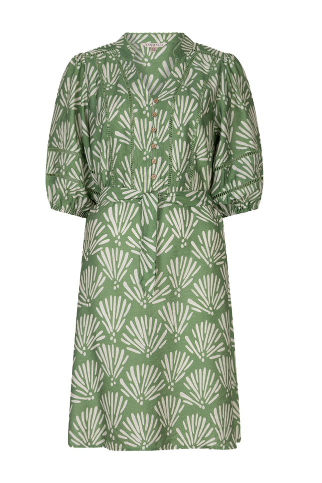 EsQualo Jurk Tropical Print HS26.14210 Stretchshop.nl