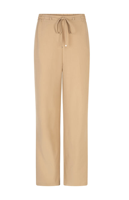 Red Button Broek Claudette Palazzo Dark Sand SRB4762 L33 Stretchshop.nl