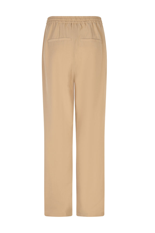Red Button Broek Claudette Palazzo Dark Sand SRB4762 L33 Stretchshop.nl