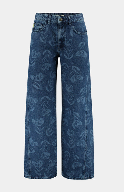 Harper & Yve Jeans Mayra Mid Blue SS6D109 Stretchshop.nl