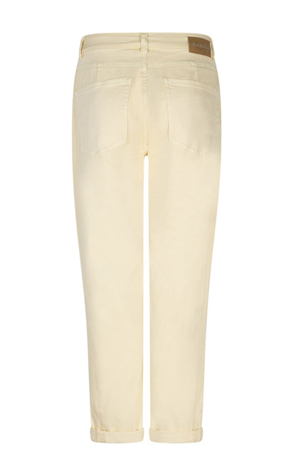 Red Button Broek Caitlina Sidepatch Colour Butter Yellow SRB4958 Stretchshop.nl