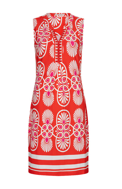 EsQualo Jurk Heartfelt Print HS26.30218 Stretchshop.nl