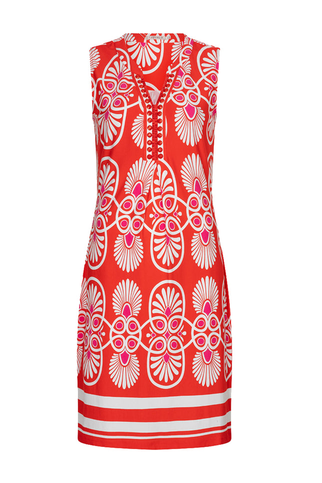 EsQualo Jurk Heartfelt Print HS26.30218 Stretchshop.nl