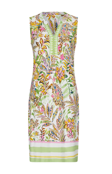 EsQualo Jurk Jungle Print HS26.30223 Stretchshop.nl
