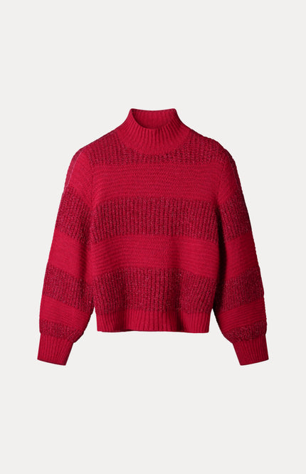 POM Amsterdam Trui Kate Ultra Pink SP9850 Stretchshop.nl