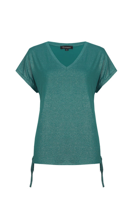 G-maxx Top Taika Vintage Green Stretchshop.nl