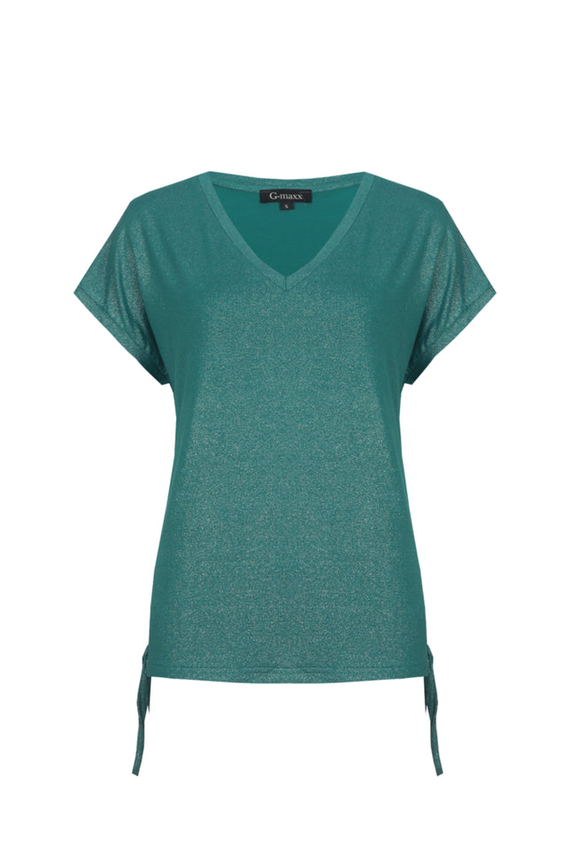 G-maxx Top Taika Vintage Green Stretchshop.nl